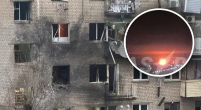 В небі червоний вогонь, а місцеві здригались від вибухів: Росію атакували дрони