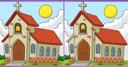 Тест на IQ: знайдіть 3 відмінності на картинках із церквою за 19 секунд