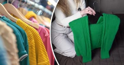 Як категорично не можна зберігати светр на вішаку: лайфхак врятує гору одягу