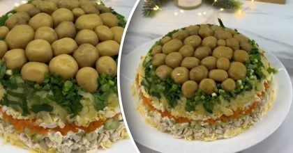 Найкраща страва на Новий рік: той самий рецепт салату "Грибна галявина"