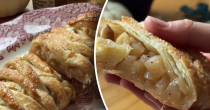 На смак просто бомба: рецепт дуже лінивого яблучного штруделя