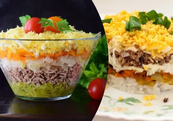 Шикарный салат из простых ингредиентов - безумно вкусно