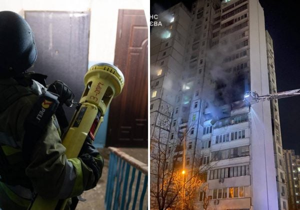 Одна людина загинула, 24 - поранені: у ДСНС розповіли про наслідки атаки РФ на Київ