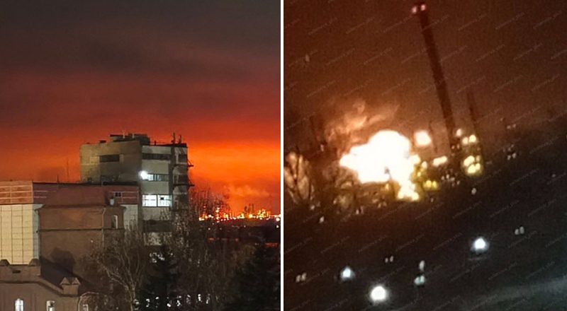 "Прилеты" в Саратове и Энгельсе: дроны атаковали нефтяные объекты РФ