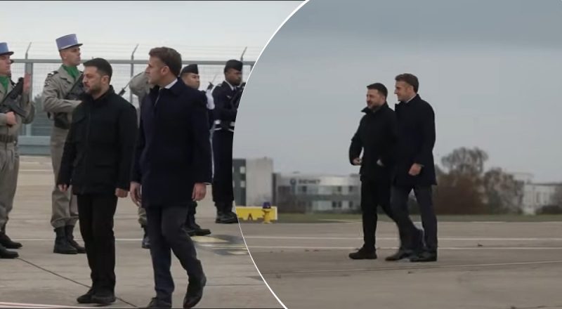 Зеленский прибыл на переговоры с Макроном: появились первые подробности