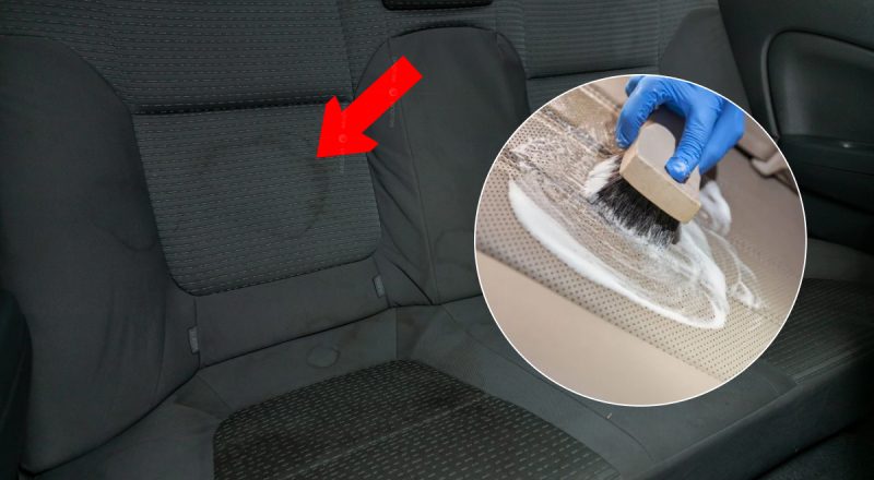 Быстро и без дорогой химии: домашнее средство для удаления пятен с сидений авто