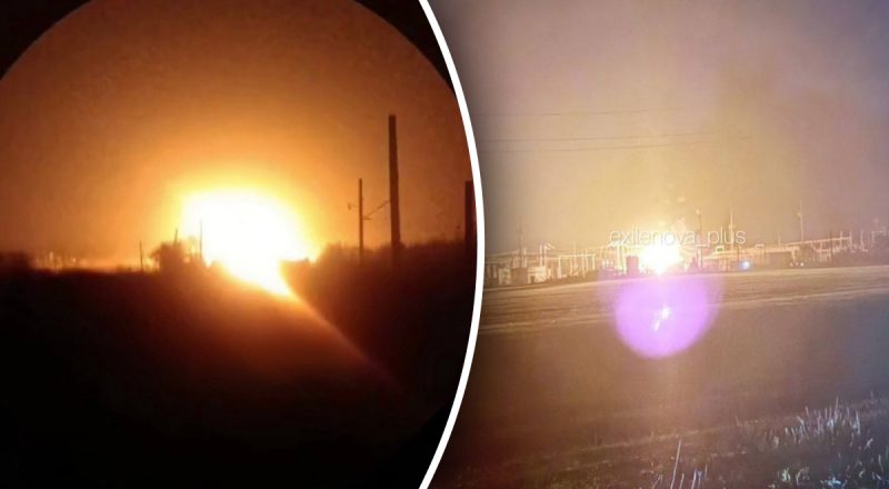 На окупованому Донбасі блекаут: невідомі дрони влаштували вогняну ніч