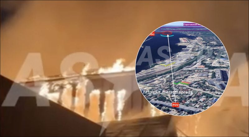 Прогремело около десятка мощных взрывов: ночью дроны атаковали Саратов