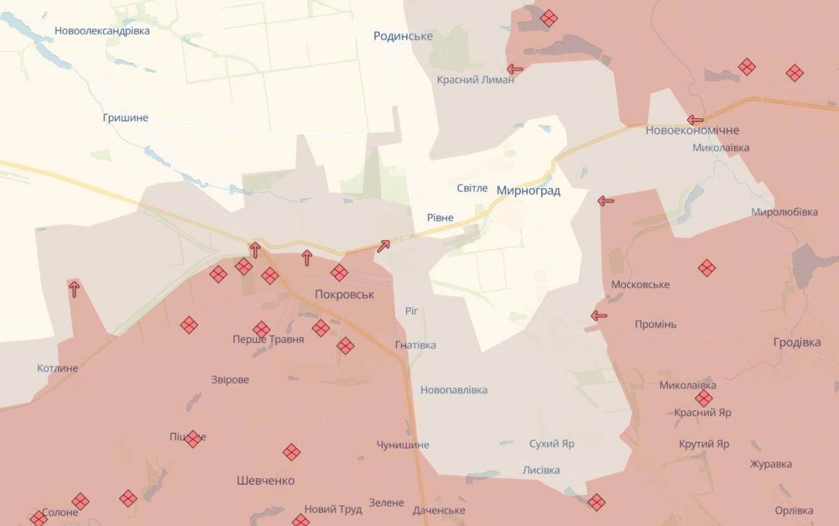 За словами Снєгирьова, в Сил оборони України в Покровську є серйозні тактичні успіхи