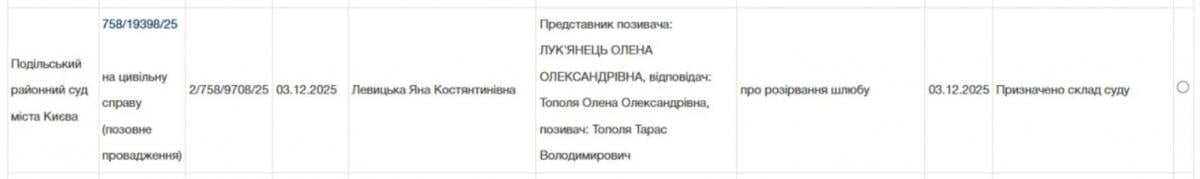 Тарас Тополя подал в суд