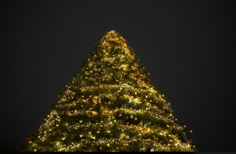 У центрі Києва відкрили головну ялинку країни