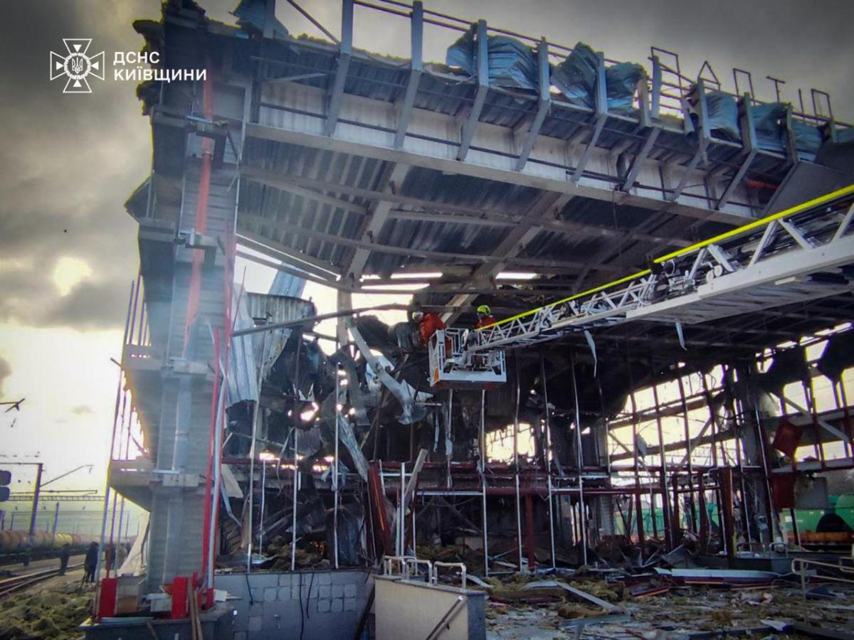 Последствия ракетной атаки 6 декабря