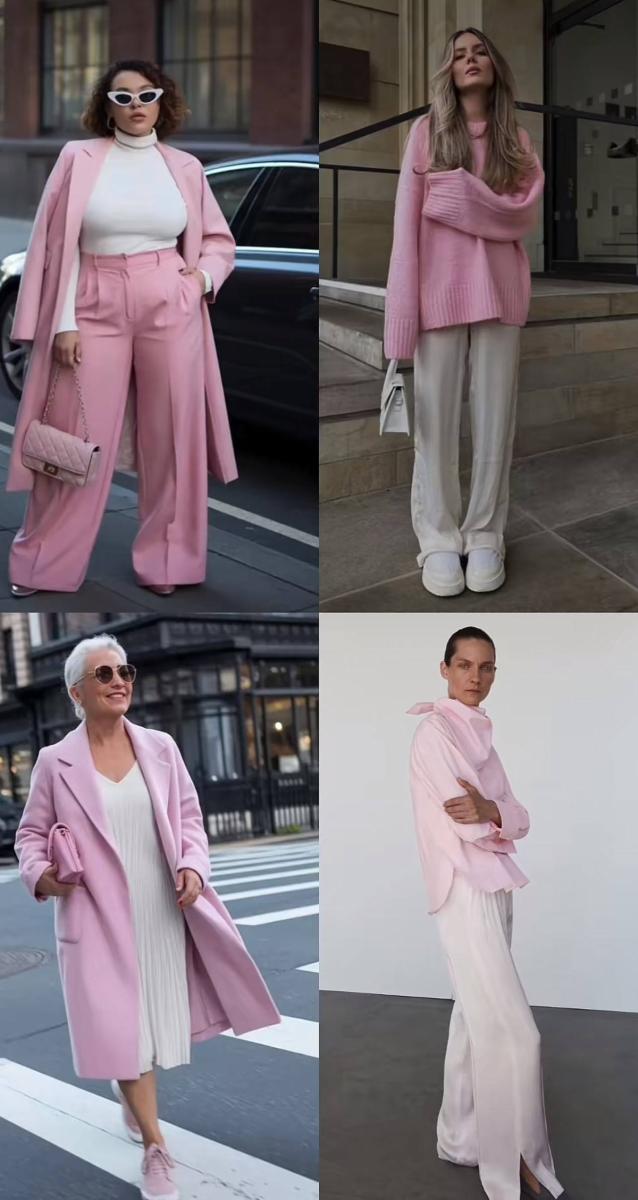 Розовый добавит свежести образу Розовый добавит свежести образу