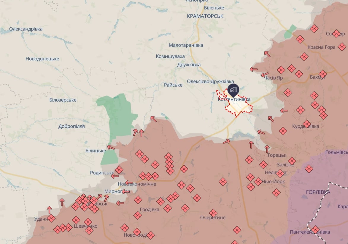 Основной целью войск РФ после захвата Покровска станет Константиновка, считает Романенко Основной целью войск РФ после захвата Покровска станет Константиновка, считает Романенко