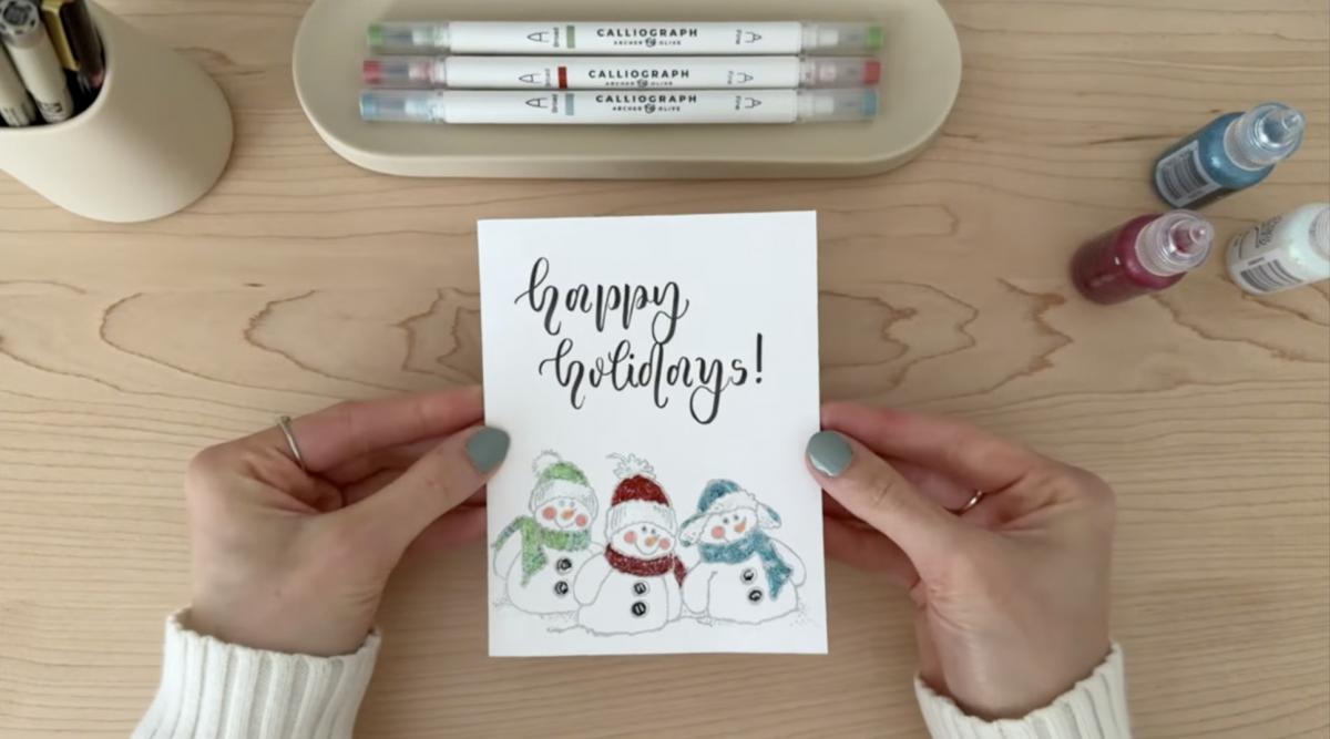 Листівка з тисненням Листівка з тисненням