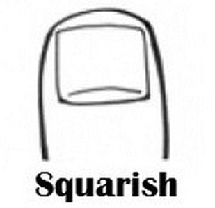 Квадратные ногти Квадратные ногти