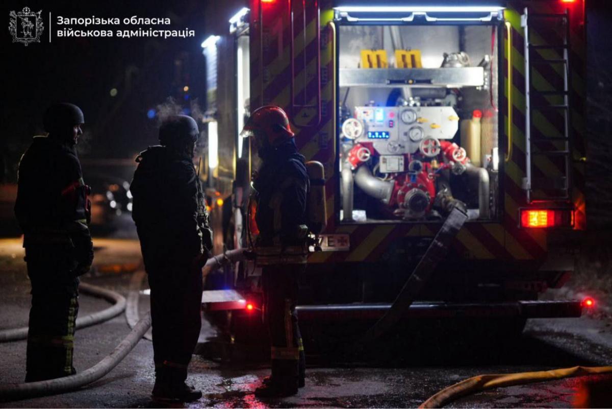 Атака на Запорожье в ночь на 16 декабря 2025 Атака на Запорожье в ночь на 16 декабря 2025