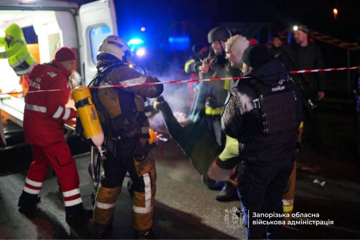 Атака на Запорожье в ночь на 16 декабря 2025 Атака на Запорожье в ночь на 16 декабря 2025