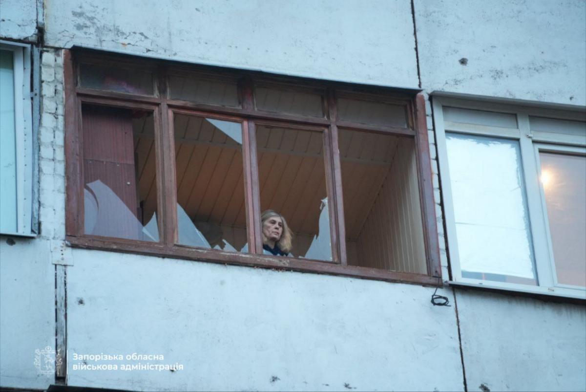 Последствия атаки РФ на Запорожье Последствия атаки РФ на Запорожье