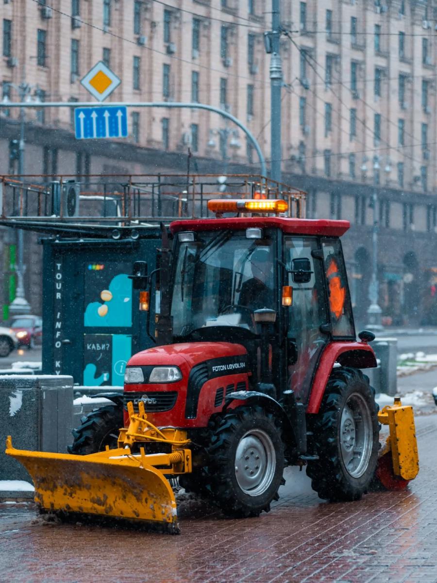 У Києві випав сніг