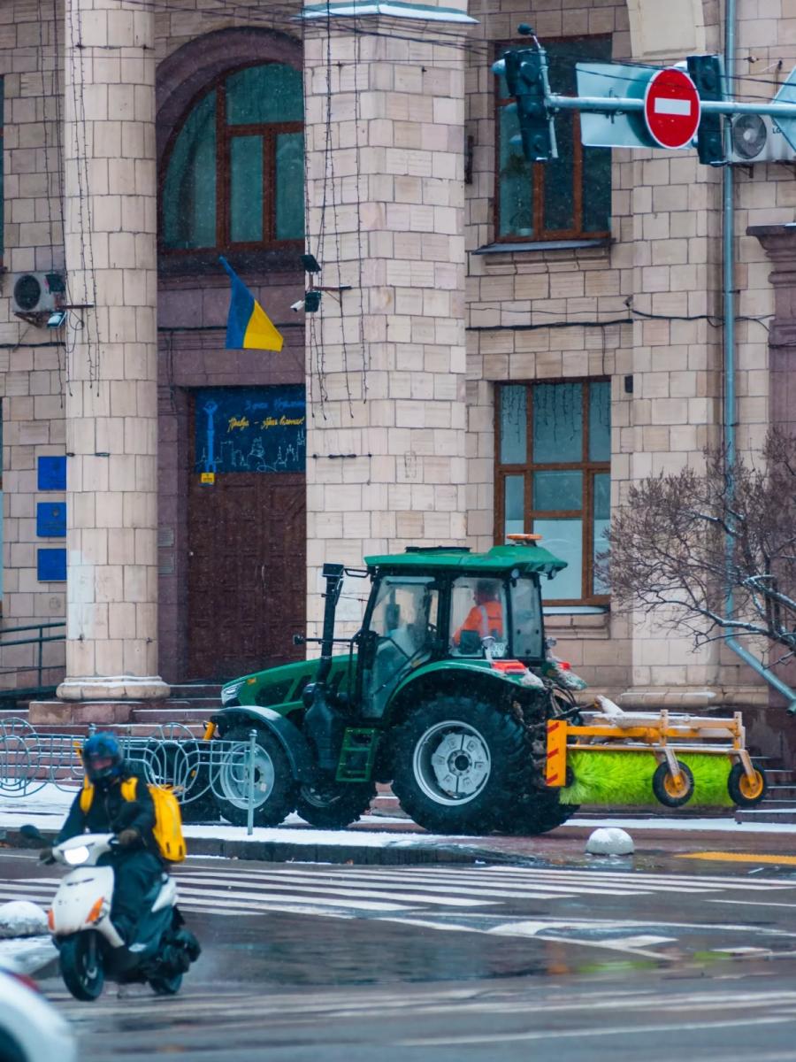 У Києві випав сніг