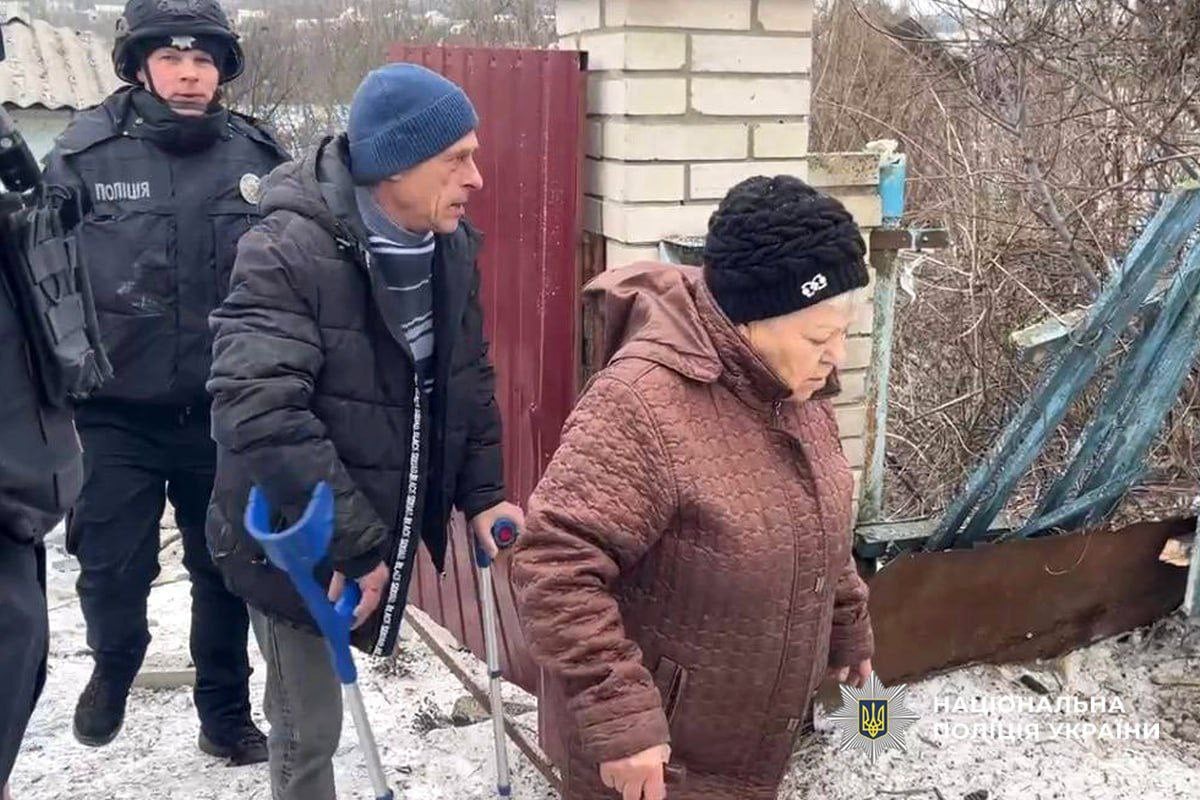 Последствия российского удара по Умани 26 декабря