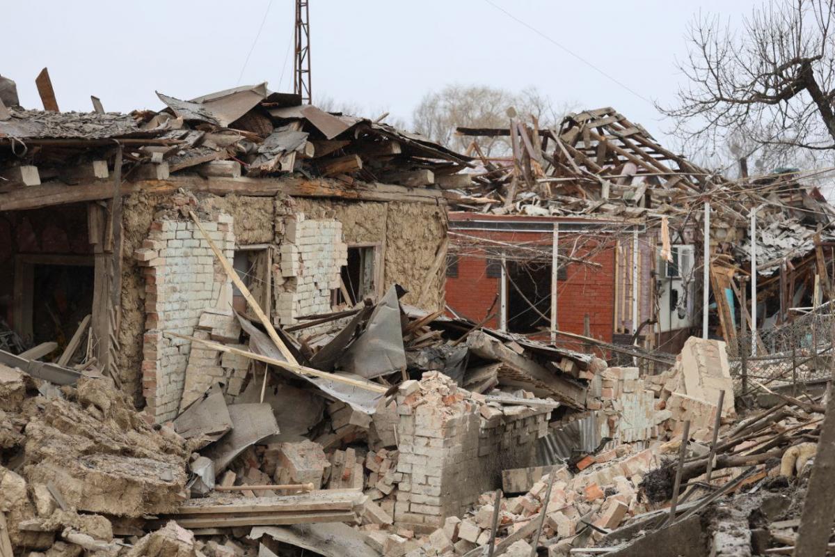 Последствия российского удара по Умани 26 декабря