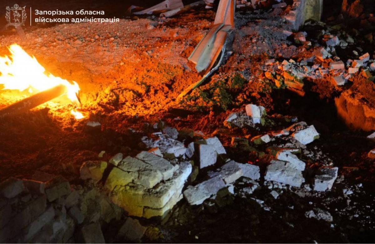 Удар по Запоріжжю 30 грудня