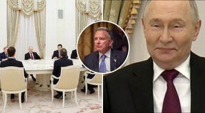 Віткофф, Путін, переговори в Кремлі Віткофф, Путін, переговори в Кремлі