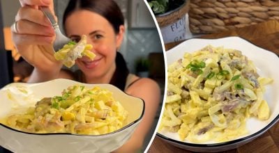 салат с селедкой