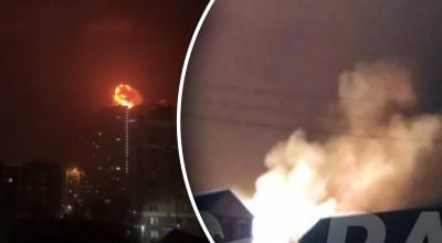 Люди вскрикивали от взрывов, а небо затянуло красным огнем: РФ атаковали дроны