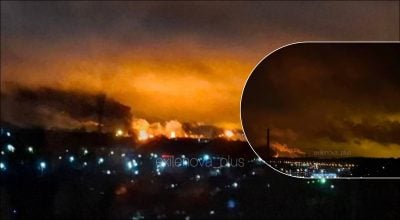 У РФ - вибухи і пожежі: дрони обстріляли чотири регіони, горить один із найбільших НПЗ