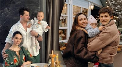 Євген Кот із дружиною та донькою Євген Кот із дружиною та донькою