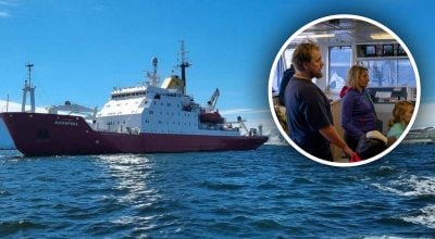 "Ювелірна робота": український криголам уперше перетнув Південне полярне коло