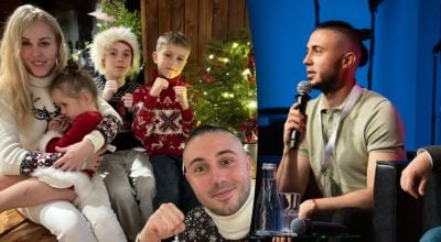 Пока суд начал развод: Тарас Тополя внезапно вышел в свет с сыновьями