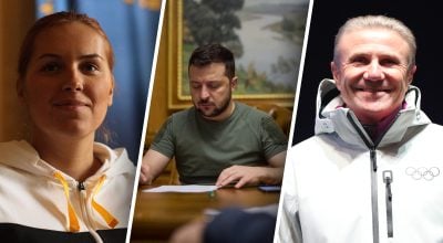 Зеленский, Бубка, Клочкова Зеленский, Бубка, Клочкова