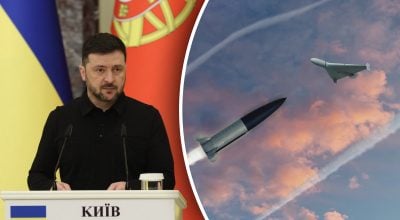 ракетний удар, Зеленський