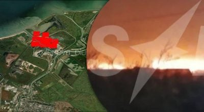 Дроны атаковали порт в Краснодарском крае РФ: вспыхнул масштабный пожар