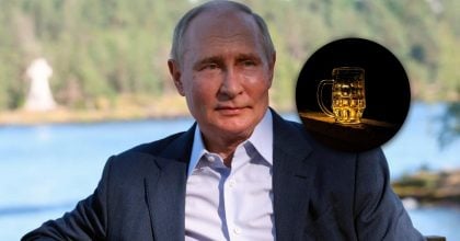 Не пиво і не горілка: які спиртні напої п’є Путін і чому