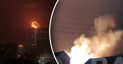 Люди скрикували від вибухів, а небо затягло червоним вогнем: РФ атакували дрони