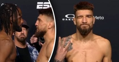 Соперник сдался в первом раунде: ирпенчанин Амосов победил в дебютном бою UFC