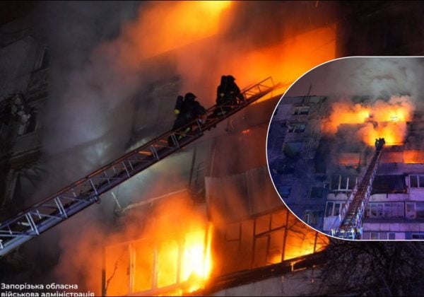 РФ атаковала Запорожье: дрон попал в жилую многоэтажку, пострадали люди