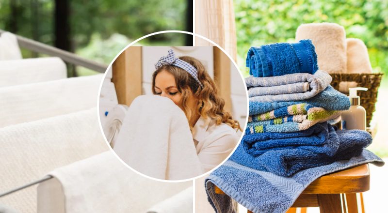 Уксус не нужен: простой трюк, как избавиться от затхлого запаха с полотенец