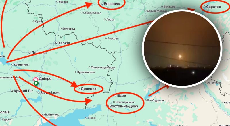 Громкие взрывы в крупных городах и пожар в электросети: РФ атаковали дроны