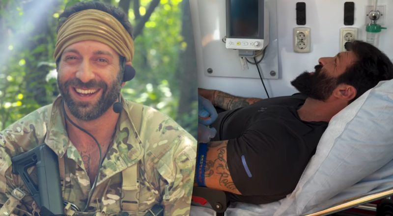 Забрали в карету скорой: шоумен-воин Салем показал последствия ранения на фронте
