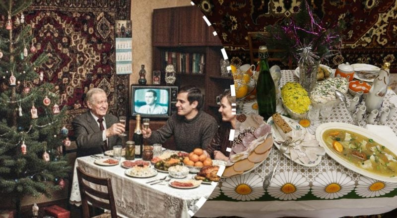 Святкова класика СРСР: як виглядав новорічний стіл практично в кожній сім’ї
