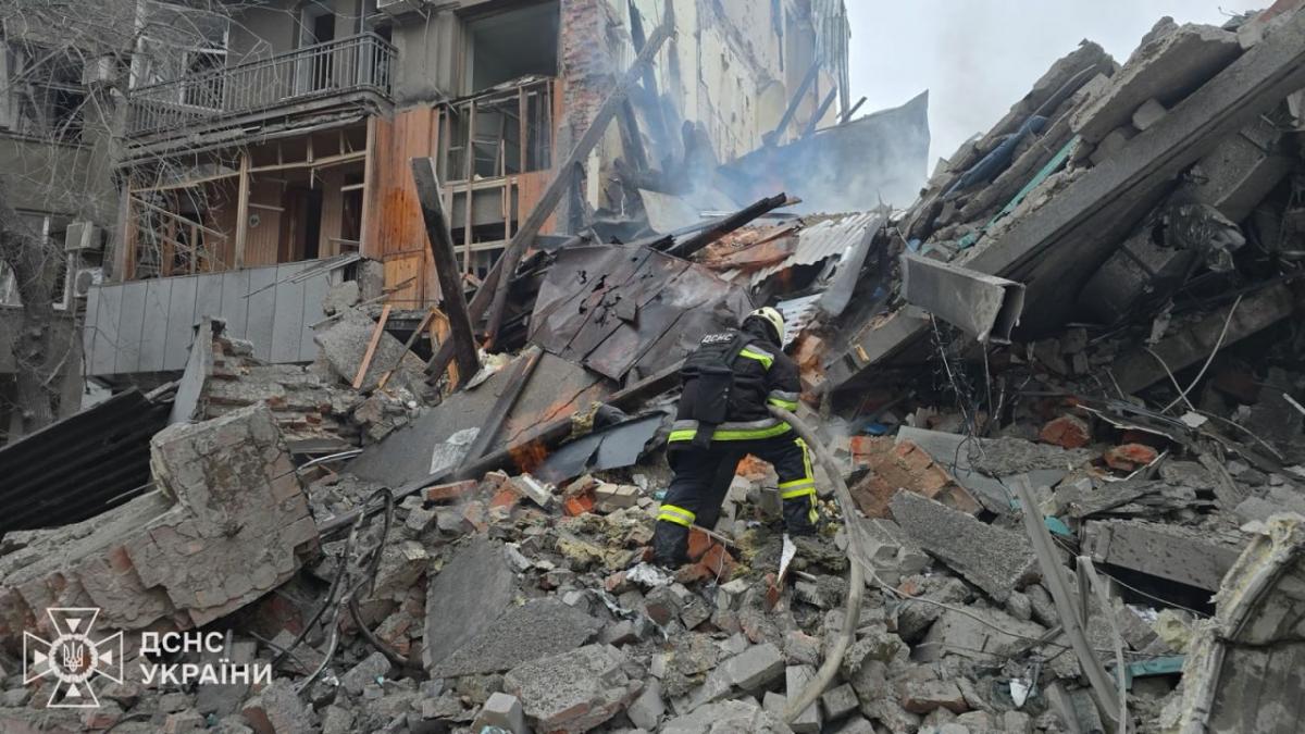 Наслідки удару РФ по Харкову 2 січня