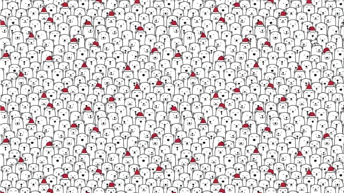 Надскладна головоломка для геніїв: знайдіть собаку серед ведмедів за 7 секунд