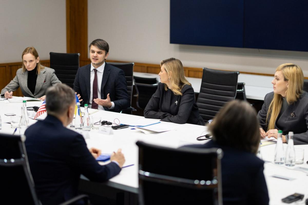 Олена Зеленська на зустрічі з Райлі Барнсом