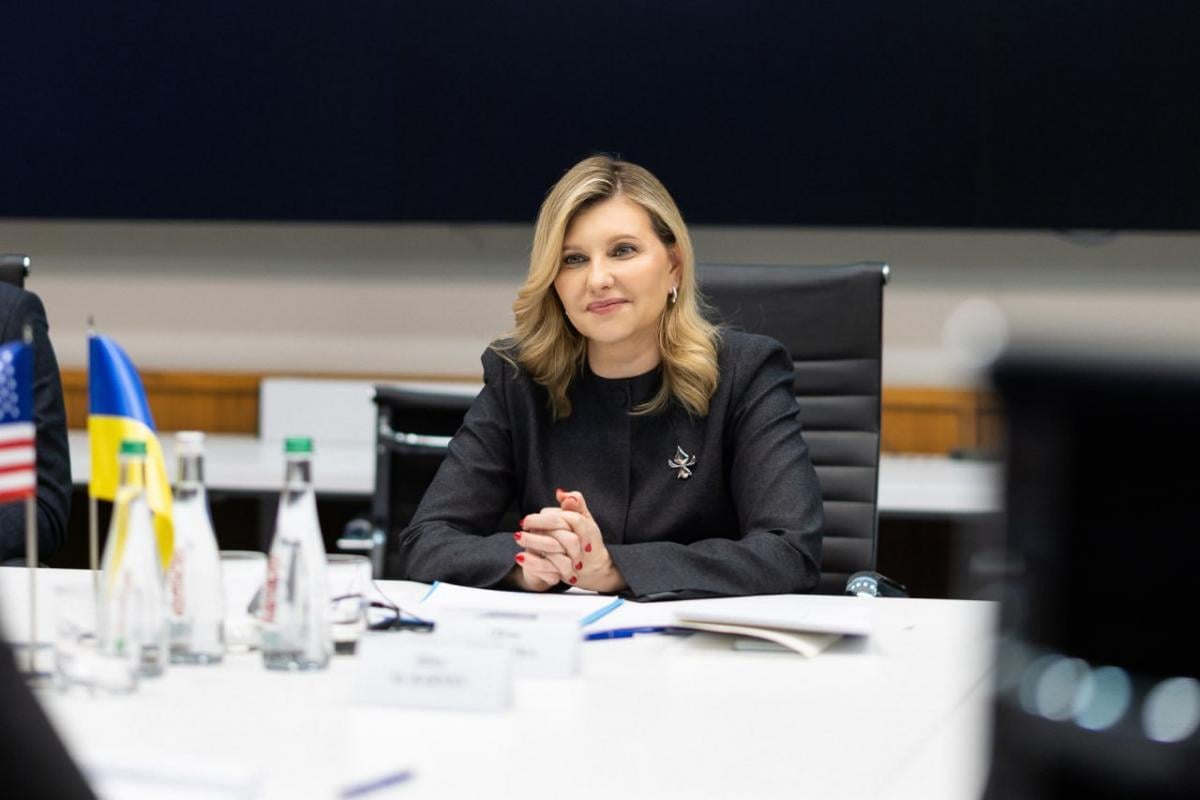 Олена Зеленська на зустрічі з Райлі Барнсом